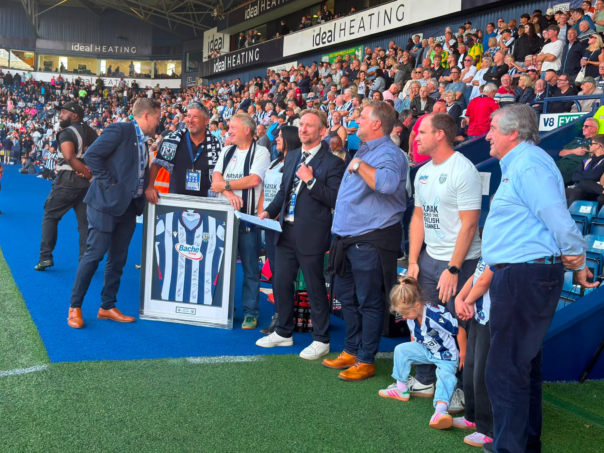 Bache Group shirt presentation at The Hawthorns